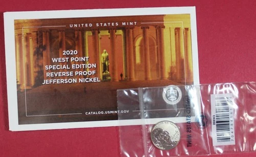 2020-P Jefferson Nickel — photo from the most recent tracked eBay sale