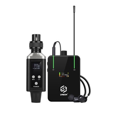 AR9 UHF Mono Wireless in-Ear Monitor System Transmitter and Beltpack Receiver...