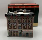 CocaCola Town Square Christmas Village JACOB'S PHARMACY Tested Vtg 90s