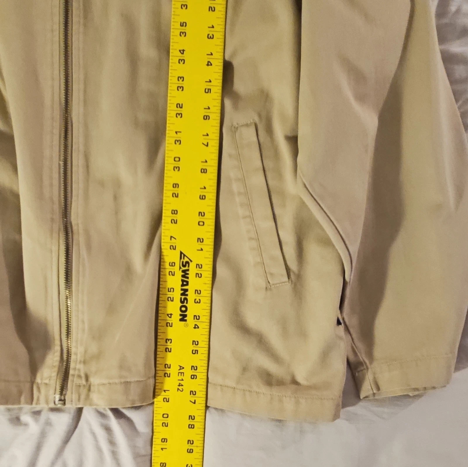 Vintage Y2k Skate Wear Matix Men's Beige Flannel Lined Jacket Twill Cotton L image 9