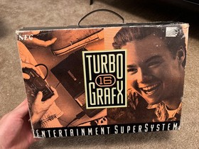TG16 Turbografx-16 NEC Turbo video game system console CIB matching serial w box