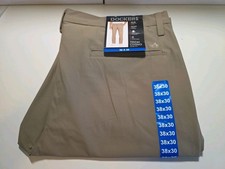 Dockers Slim Fit Tech Chino Pants Size 38x30 Khaki Performance Stretch- NWT