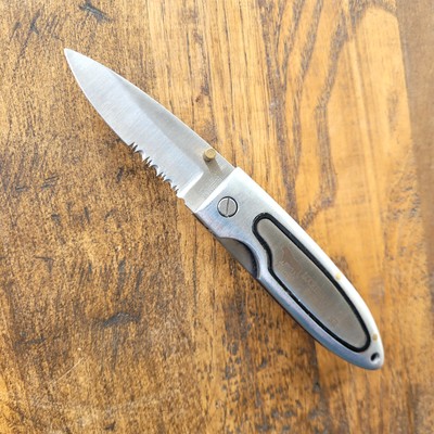 VTG Wappen Rostfrei Angus Advertising Folding Knife - Lockhaven