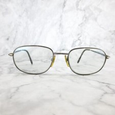 Luxottica 1026 4014-S Eyeglasses Titanium Brown Square Full Rim Frame 51-19-135