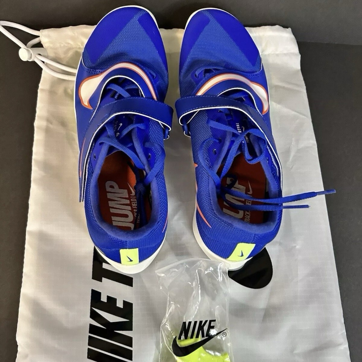 Nike Zoom Rival Jump Track and Field Jumping Spikes DR2756-400 Blue Size 9.5 Nike Zoom Rival Track Field Jump Spikes Mens | Mercari main image 2