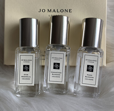 Jo Malone London Blossoms Travel Cologne Trio 0.3oz/9ml Each NIB