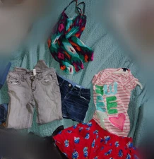 xl 12 gapkids gap mixed brand lot girls clothing 12r justice jeans