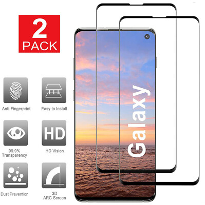 2X  3D Tempered Glass Screen Protector For Samsung Galaxy S10/S10+ Note 10/ 20
