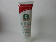 CLUBMAN SHAVE GEL SENSITIVE SKIN 4 oz FOR MEN