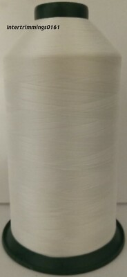 TOP QUALITÄT DURAFIX 100 % POLYESTERGARN, WEISS, 180ER, 10000 MTR SPULE, KOSTENLOSER VERSAND