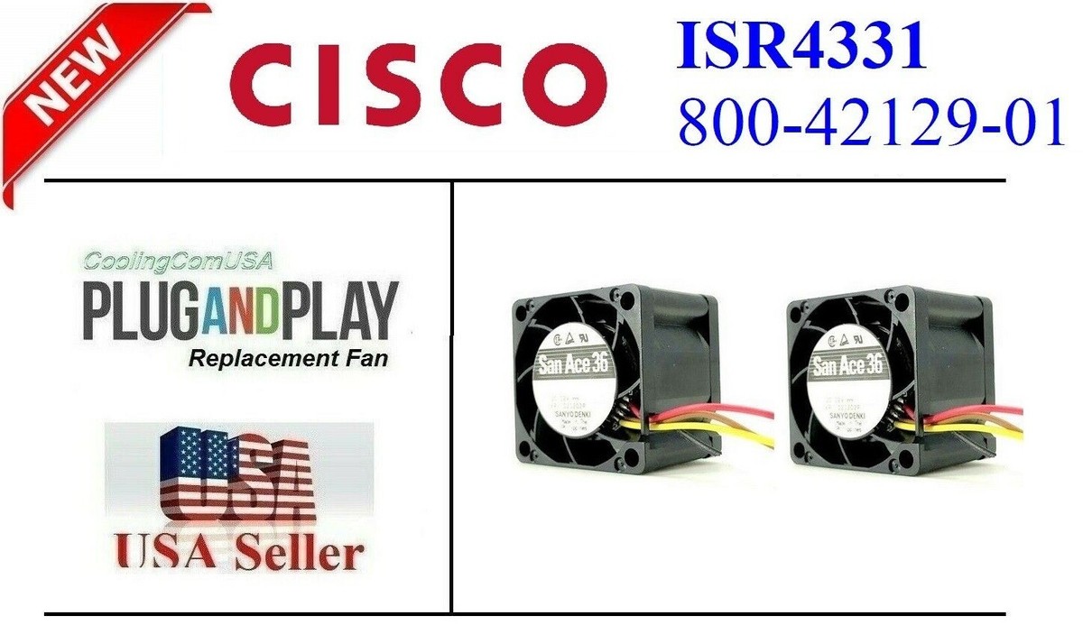 Kit Ventola Per Cisco 4331 ISR4331 – 700-45498-01 E 800-42129-01 Usato Ma Funzionante