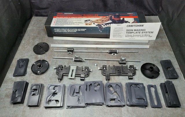 Craftsman Wood Sign Letter And Number Stencil Layout Kit 9 25196 EBay