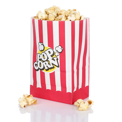 FunX Popcorntüten Popcorn Boxen 80er Pack - Partytüten für Kino und Filmabende