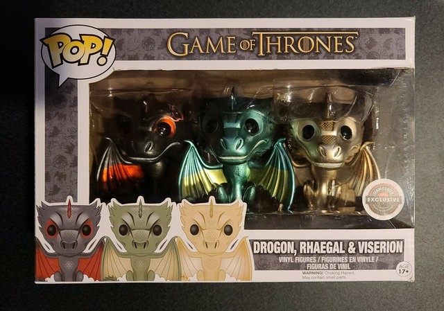 funko pop metallic dragons