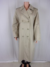 I.d.f. Button Up Long Sleeve Coat Size: 10p Tan
