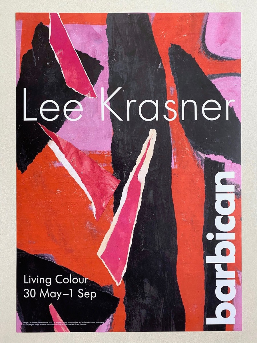 LEE KRASNER FOUNDATION ABSTRACT EXPRESSIONIST EXHBTN POSTER