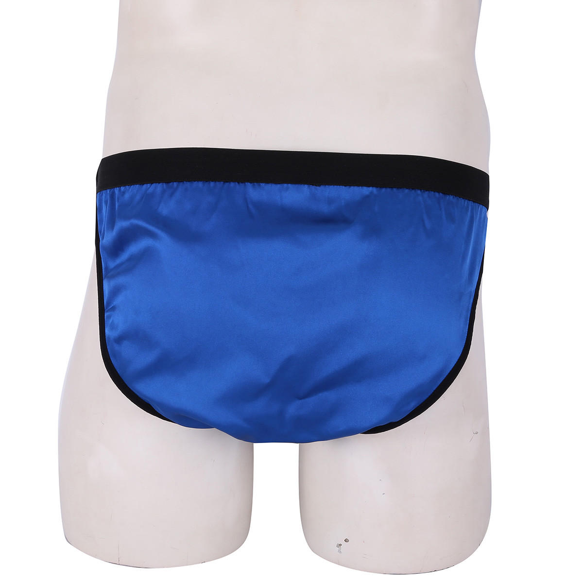 Herren Satin Unterwäsche Slips Low Rise Bikini Briefs Pouch Unterhose