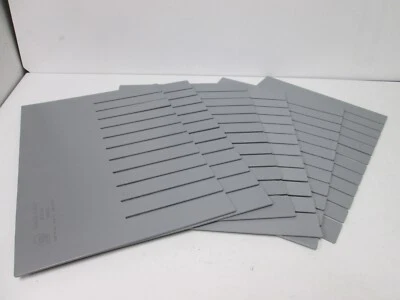 QUANTUM STORAGE SYSTEMS New Lot of 6 Quantum Storage DS93120 Bin Dividers, Dimensions: 15.75" x 11.25"