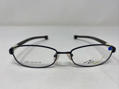 ZERO Eyeglasses Frame Z8001 1 53-16-145 Brown/Black/Beige Full Rim TT71