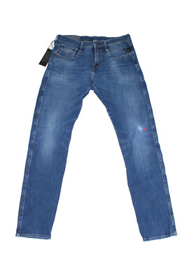 Replay Anbass Hyperflex Mens Jeans - M914 - Blue Top Denim Jeans W30 L32 L30
