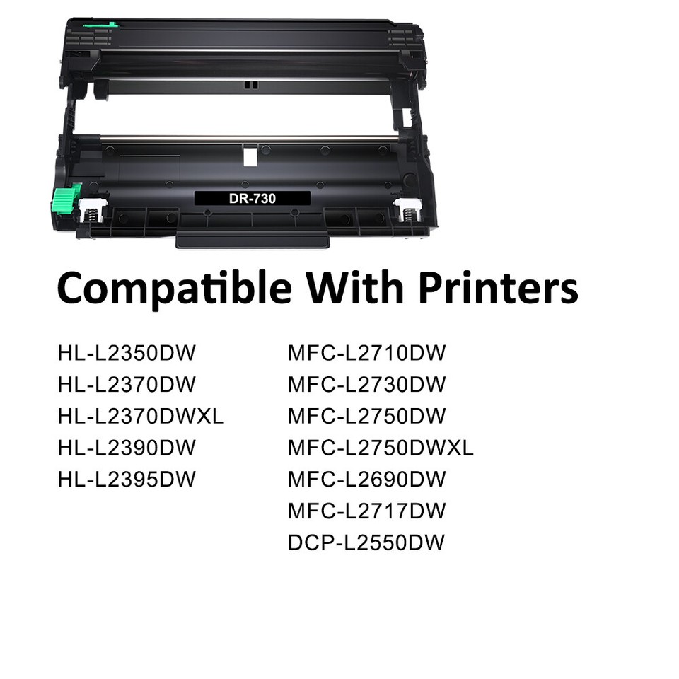 DR730 Unità Tamburo Compatibile 2 Pezzi Per Stampanti Brother - Foto 8