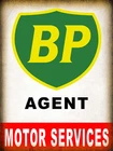BP Agent, Retro metal Sign/Plaque, Gift 10" x 8" Large