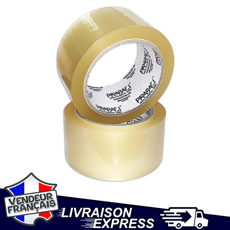 PACK 36 ROULEAUX SCOTCH TRANSPARENT EMBALLAGE CARTON 48MMX70M - Photo 1/1