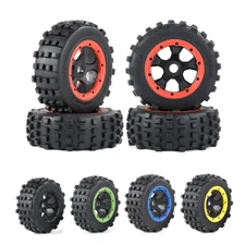 Knobby Wasteland 195mm Front Rear Wheel Tires Fits RC 1/5 HPI Rovan Baja 5T 5SC