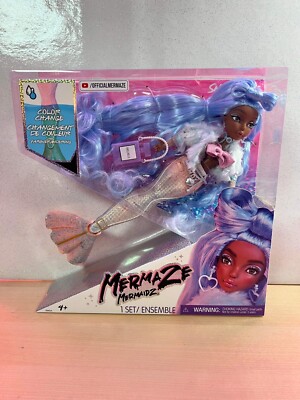 Mermaze Mermaidz SHELLNELLE Mermaid Fashion Doll Colour Change Tail Collectable