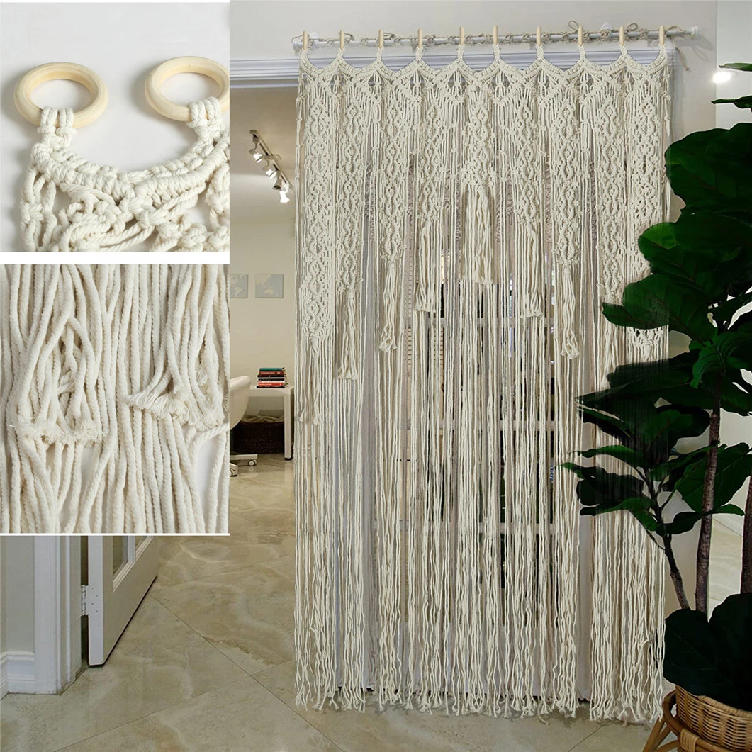 Macrame 2024 shower curtain
