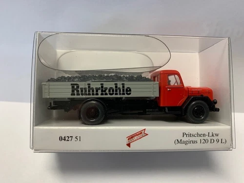 WIKING 042751 H0 Automodell Pritschen-LKW Magirus 120D 9L Ruhrkohle #NEU in OVP#