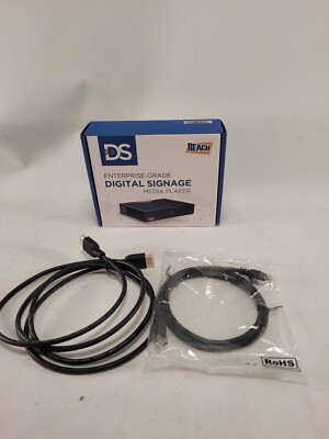 Reach DS3  Enterprise Grade Digital Signage Media Player with Power Adapter