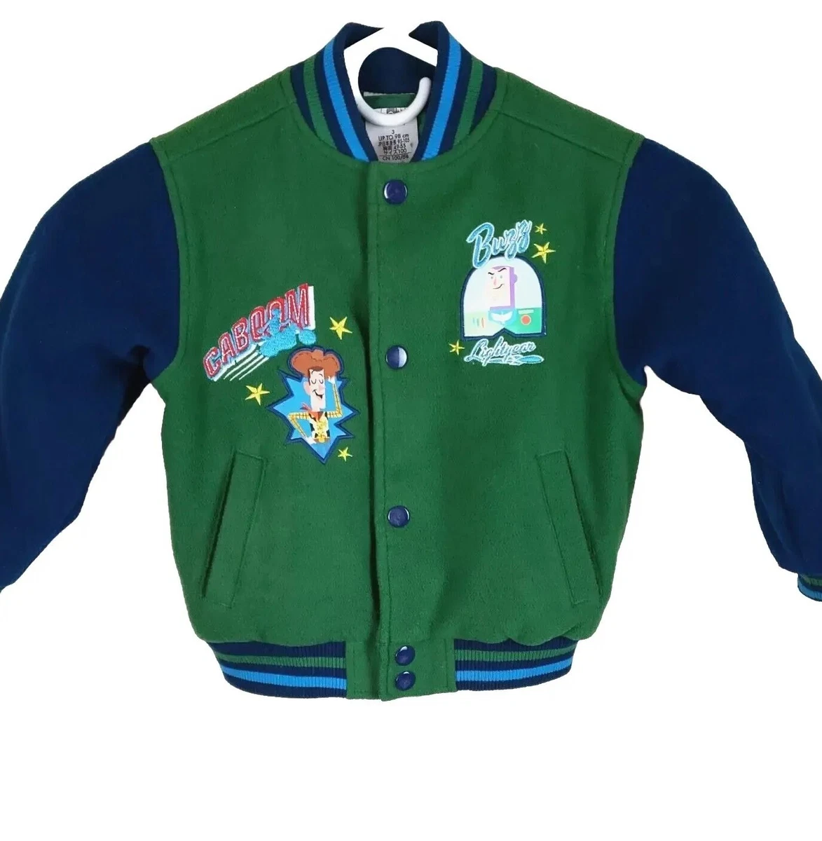 Disney Pixar Toy Story Buzz Lightyear Woody Varsity Jacket