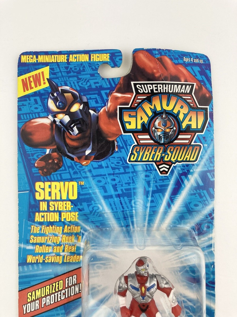 1994 Vintage Playmates Superhuman Samurai Syber Squad Servo Action
