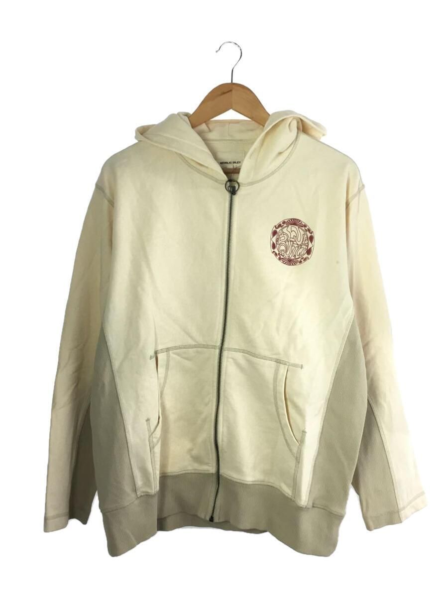 NICHOLAS DALEY 22SS BLUE QUILT S COTTON BEIGE ZIP HOODIE Used | eBay