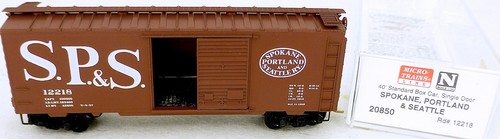 40´ St Boxcar Spokane Portland & S 12218 Micro Trains Line 20850 N 1:160 D å * | Zustand: Gebraucht