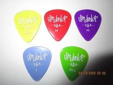 5 Pack Jim Dunlop USA Gels Guitar Picks, One of Each Gauge - 928