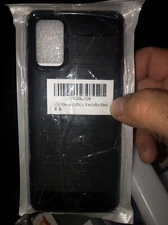 Samsung A72 cell phone case Black Silicone Case