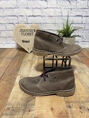 Bata Safari Boots Men's Chukka Tan Kenya Rare US 10 Suede Boot Shoes