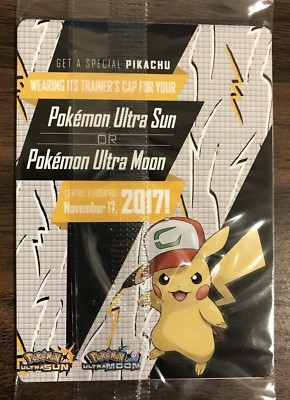 pokemon the movie i choose you pikachu card Commemoration Random Pack #012/022 Japanese Prom – Rotterdam Comics Evolves from null Type Ash's Pikachu – SM108 –