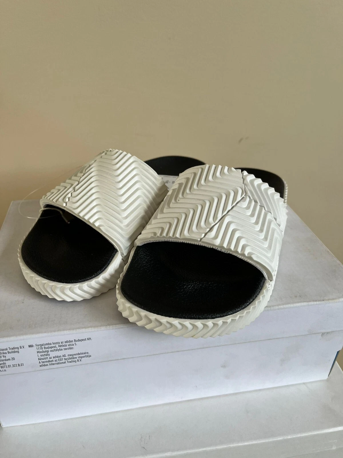 Adidas × Alexander Wang sandali bianchi nuovi con scatola 3