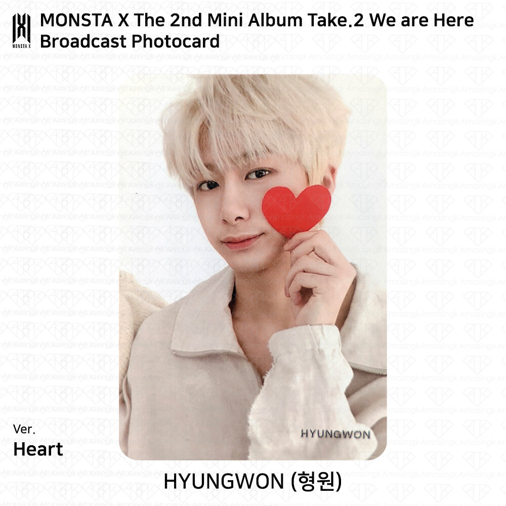 MONSTA X The 2nd Mini Album Take.2 We are Here Broadcast Photocard