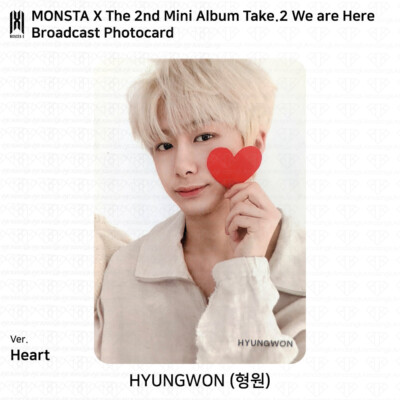 MONSTA X The 2nd Mini Album Take.2 We are Here Broadcast Photocard