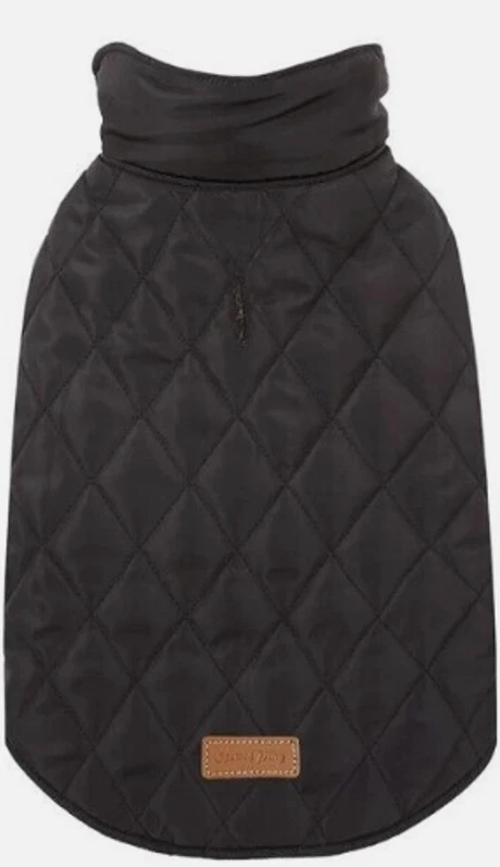 Abrigo cálido para perro Spotted Play, cuadros rosas, chaqueta reversible impermeable para perro, (XXL) Foto 2 de 3