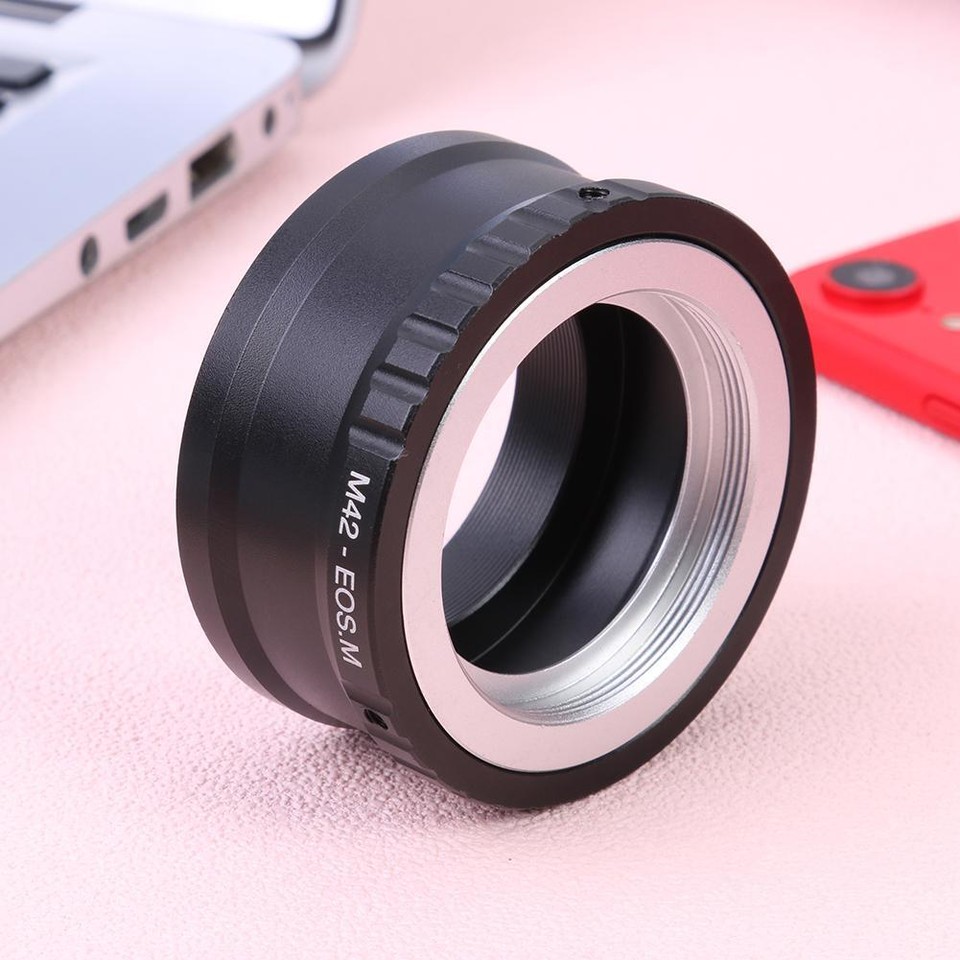  Metal Mount Adapter Ring for M42EOS M Canon M42 Lens EOS EF Camera