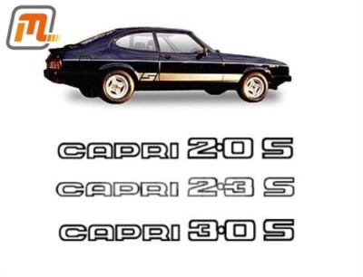 FORD Capri MK3 decal stripe kit Capri 2.3S complete black