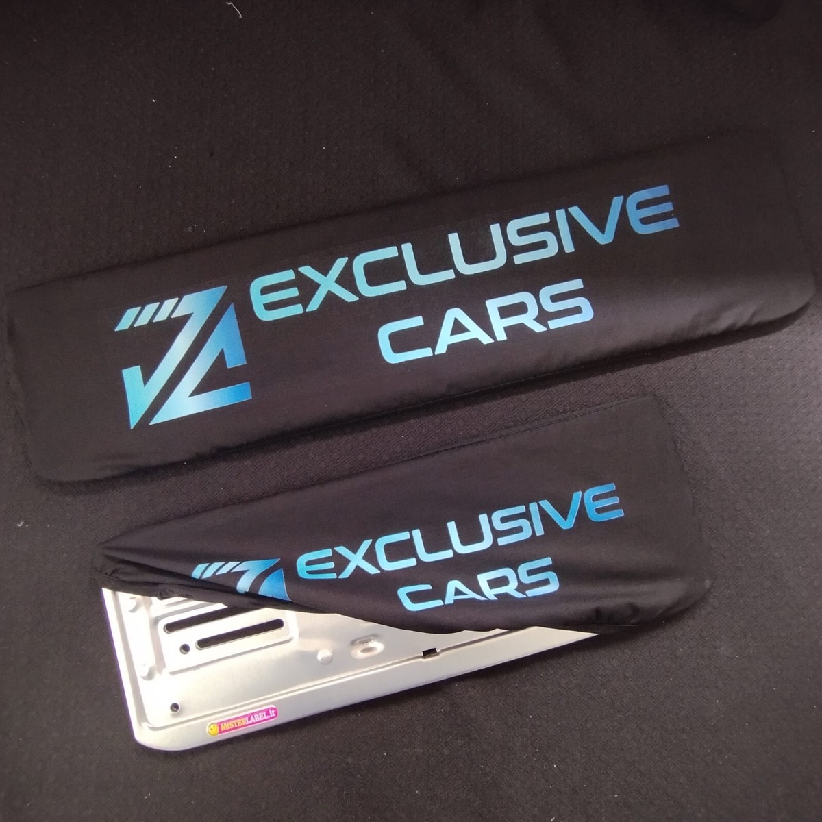 Copritarga Personalizzato RP GRAFICA - Tessuto Con Logo, Nome O Testo Per Auto - Foto 6