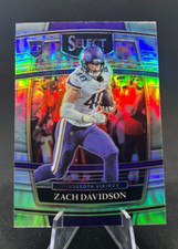 Zach Davidson 2021 NFL Panini Select Silver Prizm Concourse Rookie RC Vikings
