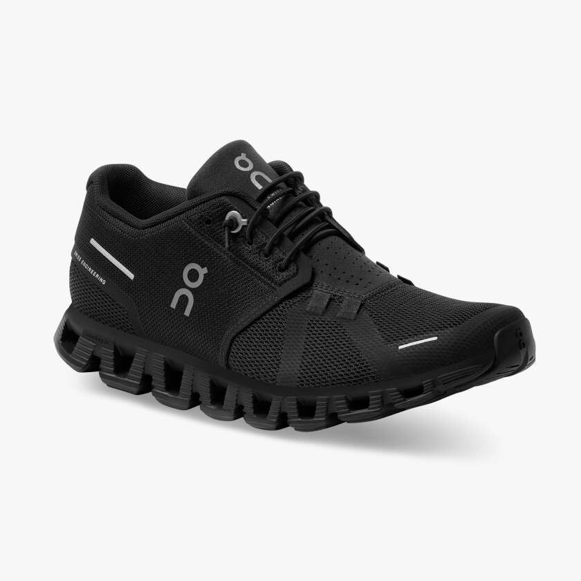 New Arrival On Cloud 5 Women's Athletic Shoes All Black All Sizes US - Big Sale