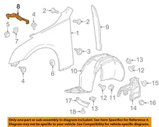 GM OEM 15-19 ATS Fender Fender Components-Front Bracket 20940318
